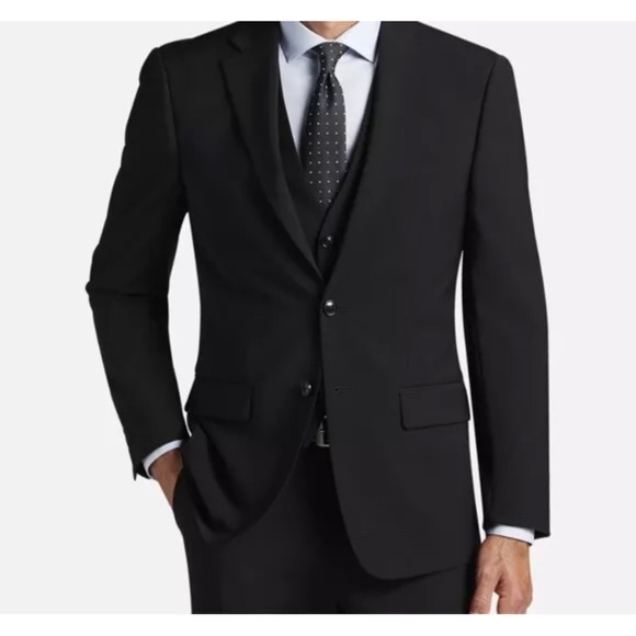 NWT Calvin Klein Men's Slim Fit Black Suit Jacket 42R - Picture 7 of 13